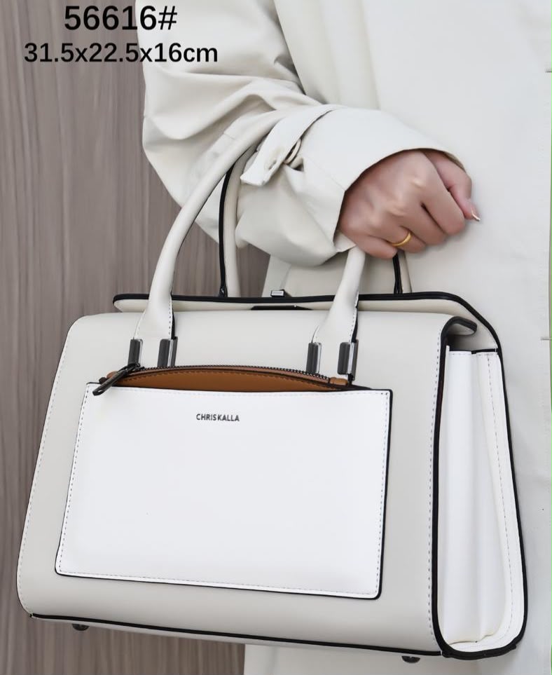 Sac à Main Rigide Bi-matière Chic