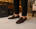 Mocassins Business Casual en Daim – Collection Homme