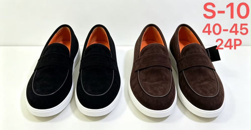 Mocassins Business Casual en Daim – Collection Homme