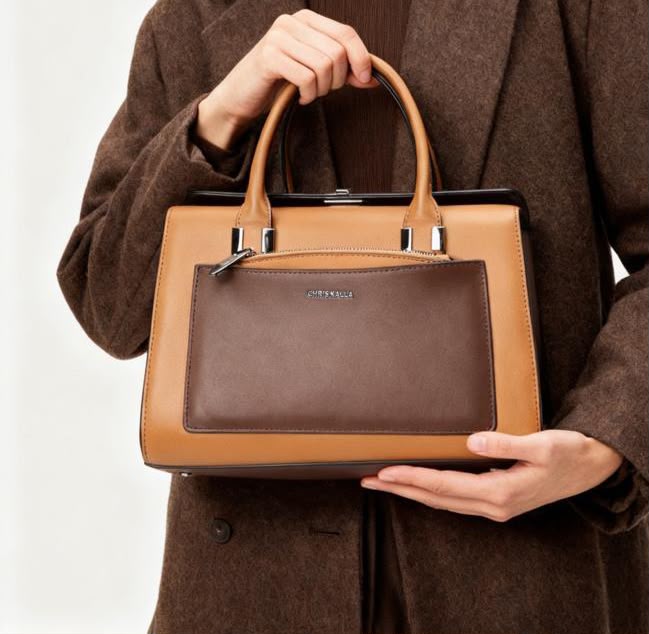 Sac à Main Rigide Bi-matière Chic