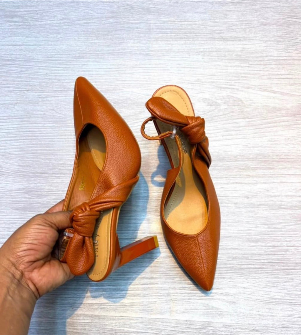 Escarpins Slingbacks "Soleil Brillant" – L’Élégance Intemporelle