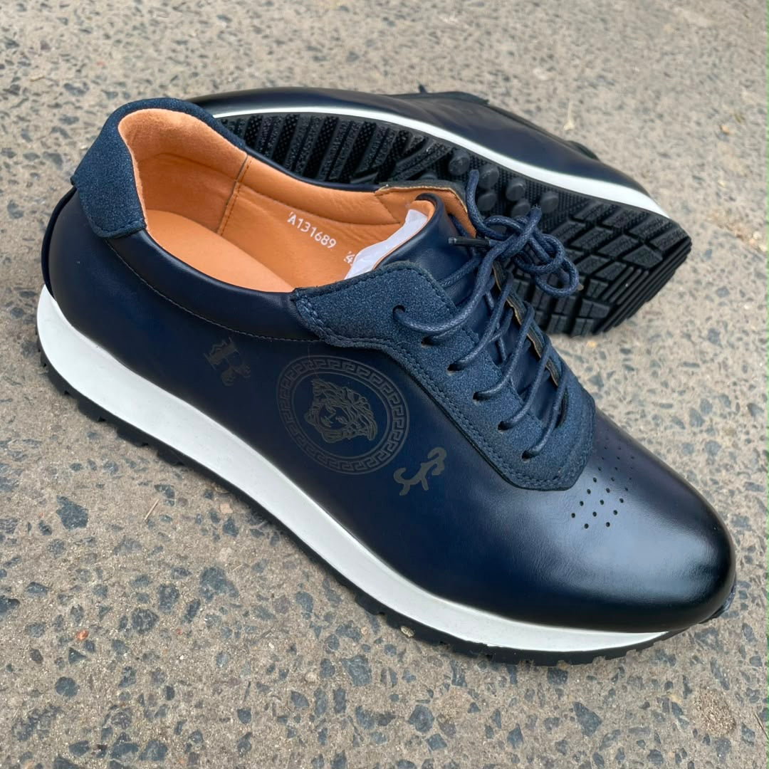 Baskets Urbaines en Cuir Élégantes – Style Derby