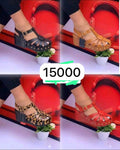 Sandales Compensées Style Spartiates à Clous – Confort & Élégance