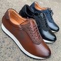 Baskets Urbaines en Cuir Élégantes – Style Derby