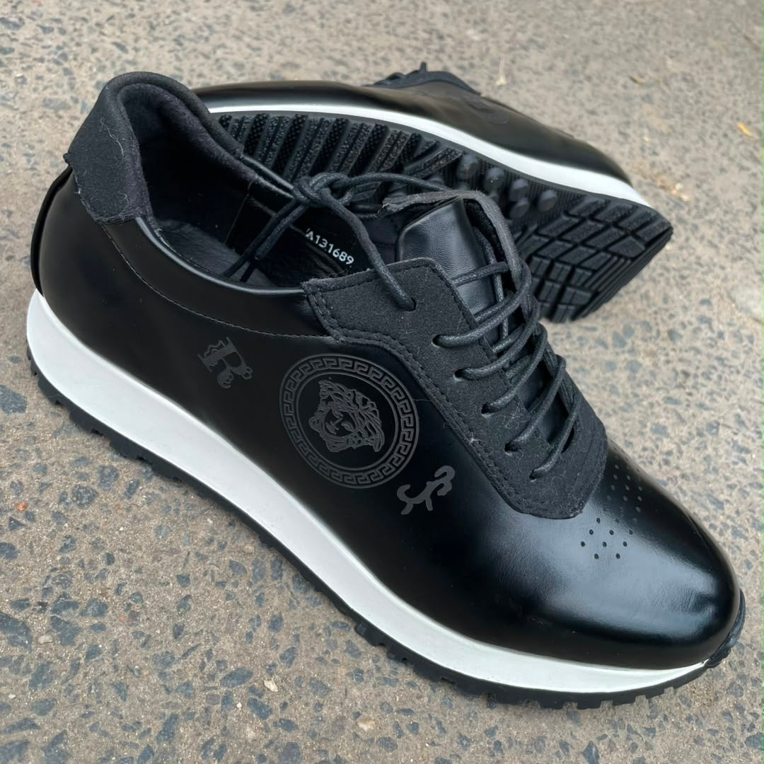 Baskets Urbaines en Cuir Élégantes – Style Derby