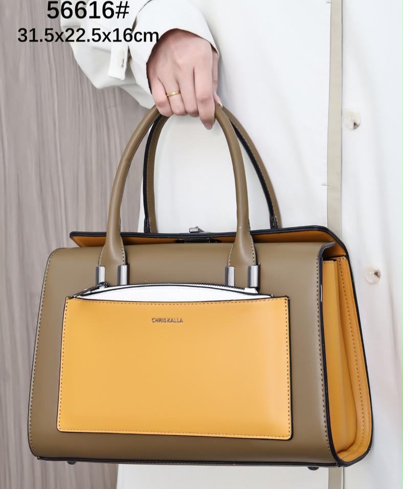 Sac à Main Rigide Bi-matière Chic