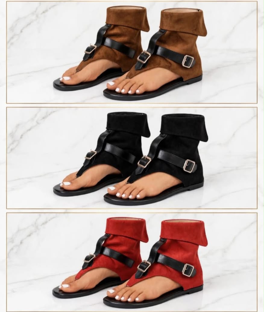 Sandales Spartiates style Bottines-chic