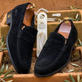 Mocassins Homme en Daim Noir – Élégance Classique et Confort